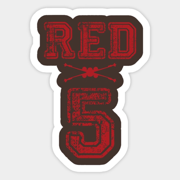 Red 5 Sticker by vancityfilming